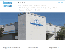 Tablet Screenshot of breining.edu
